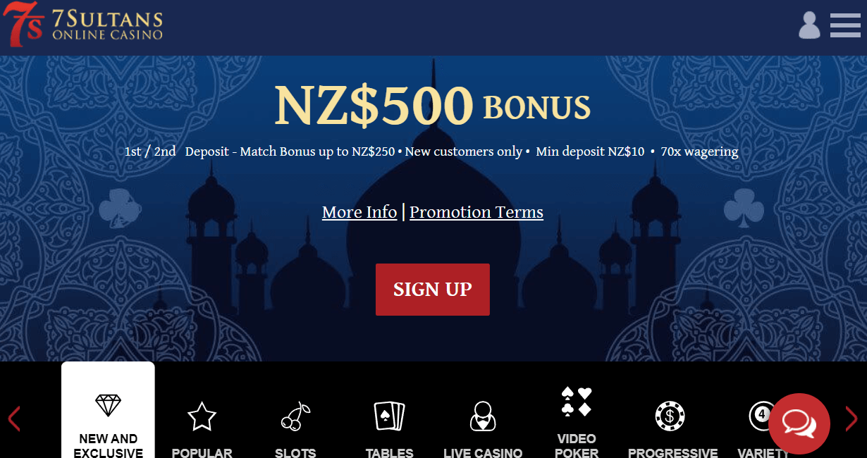 7 Sultans Casino Bonus